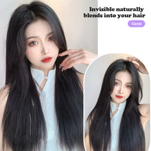 Load image into Gallery viewer, One Piece Wig for Women with Long Straight Hair Increase Hair Extension Invisible Pliable Simulation Seamless Fluffy Wig