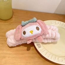 Load image into Gallery viewer, Lady Cute Hair Band Plush Cartoon Hair Rope Lovely Hair Band Elastic Hair Accessories Makeup Tools