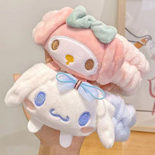 Load image into Gallery viewer, Lady Cute Hair Band Plush Cartoon Hair Rope Lovely Hair Band Elastic Hair Accessories Makeup Tools