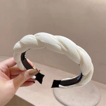 Load image into Gallery viewer, Women Lace Pearls Hair Hoop Hair Compression Headband All-match Temperament Simple Headband Hair Accessories