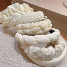 Load image into Gallery viewer, Women Lace Pearls Hair Hoop Hair Compression Headband All-match Temperament Simple Headband Hair Accessories