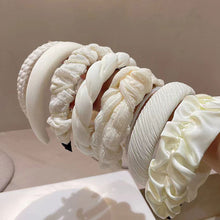 Load image into Gallery viewer, Women Lace Pearls Hair Hoop Hair Compression Headband All-match Temperament Simple Headband Hair Accessories