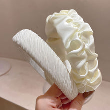 Load image into Gallery viewer, Women Lace Pearls Hair Hoop Hair Compression Headband All-match Temperament Simple Headband Hair Accessories
