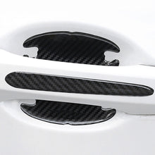 Load image into Gallery viewer, 4Pcs/8Pcs/14Pcs Carbon Fiber Car Door Handle Bowl Scratch Protective Strips Stickers Protector Car Handle Anti-collision Protection Strips