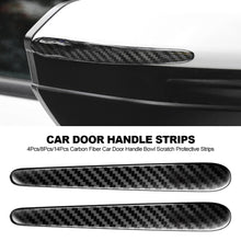 Load image into Gallery viewer, 4Pcs/8Pcs/14Pcs Carbon Fiber Car Door Handle Bowl Scratch Protective Strips Stickers Protector Car Handle Anti-collision Protection Strips