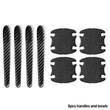 Load image into Gallery viewer, 4Pcs/8Pcs/14Pcs Carbon Fiber Car Door Handle Bowl Scratch Protective Strips Stickers Protector Car Handle Anti-collision Protection Strips