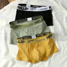 Load image into Gallery viewer, Solid Color Men's Underpants Soft Skin-friendly Breathable Comfortable Elastic Flat Angle Underpants
