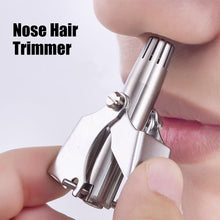 Load image into Gallery viewer, Men's Metal Manual Nose Hair Trimmer Cleaning Nose Hair Clipper Portable Washable Nose Hair Remover Nose Hair Cleaning Tool