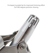 Load image into Gallery viewer, Men's Metal Manual Nose Hair Trimmer Cleaning Nose Hair Clipper Portable Washable Nose Hair Remover Nose Hair Cleaning Tool