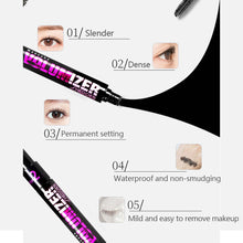 Load image into Gallery viewer, 2 in 1 Long Lasting Mascara Waterproof Sweatproof Non-smudging Slender Dense Curling Mascara Eyelash Makeup