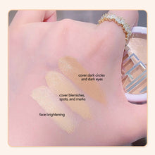 Load image into Gallery viewer, Tri-color Concealer Cover Dark Circles Spots Acne Marks Brightening Moisturizing Delicate Concealer Facial Makeup Cosmetics
