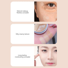 Load image into Gallery viewer, Tri-color Concealer Cover Dark Circles Spots Acne Marks Brightening Moisturizing Delicate Concealer Facial Makeup Cosmetics