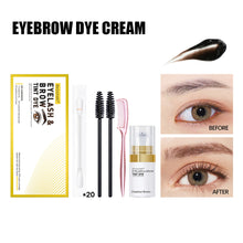 Load image into Gallery viewer, Natural Stereoscopic Eyebrow Dye Cream Set Waterproof Sweatproof Natural Long-lasting Eyebrow Dye Set Eyebrow Cosmetics