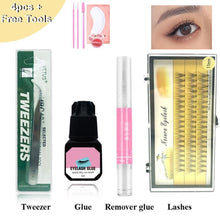 Load image into Gallery viewer, False Eyelashes Set Simulate Natural Three-dimensional False Eyelashes Eyelash Extension Set Eyelash Makeup