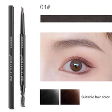 Load image into Gallery viewer, Natural Waterproof Sweatproof Eyebrow Pencil Long Lasting Fine Pointed Refill Eyebrow Pencil Eye Brow Makeup Cosmetics