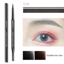 Load image into Gallery viewer, Natural Waterproof Sweatproof Eyebrow Pencil Long Lasting Fine Pointed Refill Eyebrow Pencil Eye Brow Makeup Cosmetics