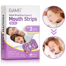 Load image into Gallery viewer, Children Adult Mouth Breathing Correction Stickers Anti-snoring Improving Mouth Breathing Mouth Strips Sleeping Care