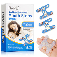 Load image into Gallery viewer, Children Adult Mouth Breathing Correction Stickers Anti-snoring Improving Mouth Breathing Mouth Strips Sleeping Care