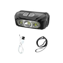 Load image into Gallery viewer, Outdoor Intelligent Sensor Headlight Built-In Lithium Battery USB Charging LED Headlight Waterproof Night Riding Fishing Running Equipment