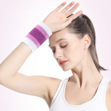 Load image into Gallery viewer, Fashion Unisex Sweat Absorption Sports Towel Headband Wrist Strap Set Fitness Running Basketball Yoga Antiperspirant Headband Anti-Wrist Strap Sports Protective Equipment