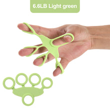 Load image into Gallery viewer, Silicone Five-Finger Puller Grip Training Equipment Portable Colorful Strength Exercise Fitness Accessories Decompression Relaxation Rehabilitation Training Small Tools