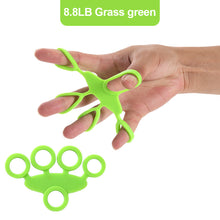 Load image into Gallery viewer, Silicone Five-Finger Puller Grip Training Equipment Portable Colorful Strength Exercise Fitness Accessories Decompression Relaxation Rehabilitation Training Small Tools