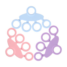 Load image into Gallery viewer, Silicone Five-Finger Puller Grip Training Equipment Portable Colorful Strength Exercise Fitness Accessories Decompression Relaxation Rehabilitation Training Small Tools