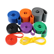 Load image into Gallery viewer, Latex Tpe Fat Burning Build Muscle Shape Resistance Band Exercise Fitness Strength Training Elastic Band Pull-Up Squat Yoga Pilates Weight Rally Circle