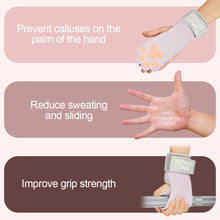Load image into Gallery viewer, Professional Woman Hard Pull Power Belt Dog Claw Shape Cowhide Wrist Brace Grip Strap Pull-Up Dumbbell Horizontal Bar Fitness Non-Slip Gloves