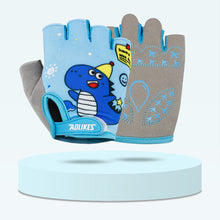 Load image into Gallery viewer, 1 Pair Children's Professional Sports Gloves Riding Balance Bike Skateboard Climbing Half Finger Gloves Breathable Shock Absorbent Non-Slip Outdoor Sports Equipment 2-10 Years