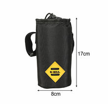 Load image into Gallery viewer, Portable Bike Handlebars Thermal Kettle Bag High Quality Mountain Bike Foldable Polyester Front Bottle Package Hanging Outside Riding Equipment