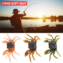 Load image into Gallery viewer, 13CM/33.5G Submerged Long Cast Crab Soft Bait Anti-Hanging Bottom Double Hook Simulation Lure Bait Fishing Accessories