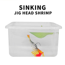 Load image into Gallery viewer, 6G/13G/19G Silicone Luminous Five Section Soft Shrimp Bait With Lead Drop Simulation Broken Section Shrimp Bait Fishing Accessories