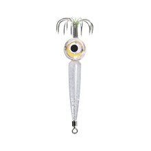 Load image into Gallery viewer, 2# Hook Multi-Color LED Lure Light Squid Style With Umbrella Hook Electroluminescent Underwater Fishing Light