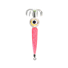 Load image into Gallery viewer, 2# Hook Multi-Color LED Lure Light Squid Style With Umbrella Hook Electroluminescent Underwater Fishing Light