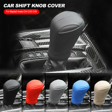 Load image into Gallery viewer, Silicone Car Case Gear Head Shift Collars Shift Knob Grips Cover Shift Lever Decoration Cover Accessories For Mazda3 Axela CX4 CX5 CX8