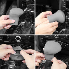 Load image into Gallery viewer, Silicone Car Case Gear Head Shift Collars Shift Knob Grips Cover Shift Lever Decoration Cover Accessories For Nissan LIVINA SYLPHY TIIDA TEANA