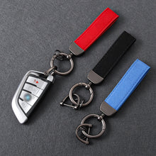Load image into Gallery viewer, Metal Car Suede Leather Keychain Key Chain Ring Accessories For BMW M X1 X3 X4 X5 X6 X7 E46 E90 F20 E60 E39