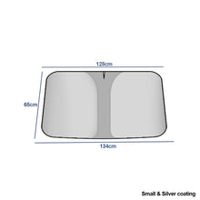 Load image into Gallery viewer, 134x128cm/142x132cm Car Front Window Curtains UV Refletive Protection Windshield Sun Shade Cover Sun Visor Foldable For Vehicle Summer Cooling
