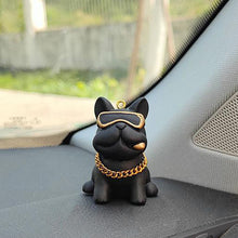 Load image into Gallery viewer, Car Interior Ornaments Trend Personality Bulldog With Sunglasses Auto Center Console Decoration Accessories