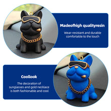 Load image into Gallery viewer, Car Interior Ornaments Trend Personality Bulldog With Sunglasses Auto Center Console Decoration Accessories