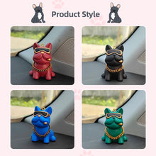 Load image into Gallery viewer, Car Interior Ornaments Trend Personality Bulldog With Sunglasses Auto Center Console Decoration Accessories