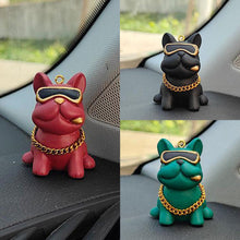 Load image into Gallery viewer, Car Interior Ornaments Trend Personality Bulldog With Sunglasses Auto Center Console Decoration Accessories
