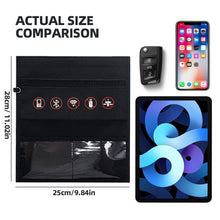 Load image into Gallery viewer, 12x20cm/25x28cm/35x45cm Car Key Radiation Protection Storage Bag Blocking Mobile Phone Anti-radiation Signal Shielding Bag