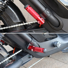 Load image into Gallery viewer, 1Pair Universal CNC Aluminum Motorcycle Part 8mm Pedals Folded Footrest Footpeg Motorcycles Mopeds Karts Scooters Bicycle