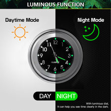Load image into Gallery viewer, Motorcycle Handlebar Clock Thermometer Luminous Dial Clock 22-25mm Motorbike Handlebar Mount For Yamaha Kawasaki Accessories