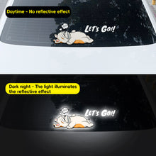 Load image into Gallery viewer, 3Pcs Car Decals Dog Decorative Sticker Vinyl Sticker Cartoon Adhesive for Girs Womens Cars Trucks Motorcycles Helmets
