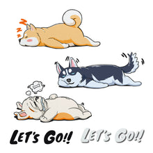 Load image into Gallery viewer, 3Pcs Car Decals Dog Decorative Sticker Vinyl Sticker Cartoon Adhesive for Girs Womens Cars Trucks Motorcycles Helmets