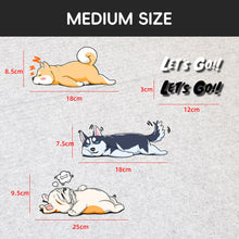 Load image into Gallery viewer, 3Pcs Car Decals Dog Decorative Sticker Vinyl Sticker Cartoon Adhesive for Girs Womens Cars Trucks Motorcycles Helmets