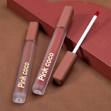 Load image into Gallery viewer, Long-lasting Matte Velvet Lip Gloss Waterproof Non-fading Portable Nude Lip Glaze Women Lip Makeup Cosmetics